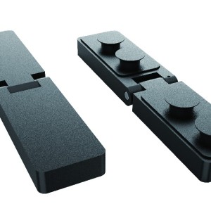 Glass-Glass 180° Zamac Free Hinge 1035 Zamac