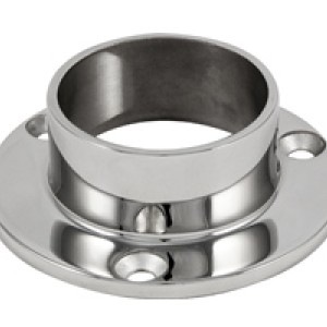 Railing post base plate