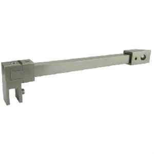 Wall-Glass Square Tubing Support Bar