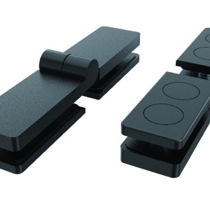 Glass-Glass 180° Lift Hinge 1036 Zamac