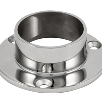Railing post base plate