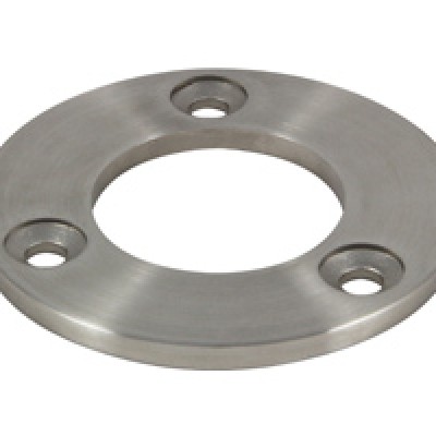 Railing post base plate